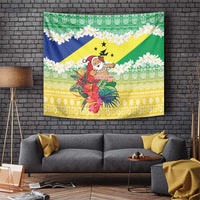 Personalised Malampa Joyeux Noel Tapestry Proud To Be a Ni-Van Sand Drawing Art - Polynesian Pride