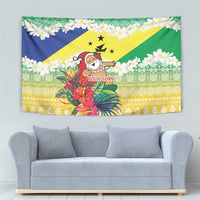 Personalised Malampa Joyeux Noel Tapestry Proud To Be a Ni-Van Sand Drawing Art - Polynesian Pride