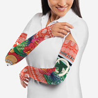 Personalised Penama Joyeux Noel Arm Sleeves Proud To Be a Ni-Van Sand Drawing Art - Polynesian Pride