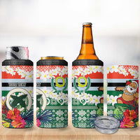 Personalised Penama Joyeux Noel 4 in 1 Can Cooler Tumbler Proud To Be a Ni-Van Sand Drawing Art - Polynesian Pride