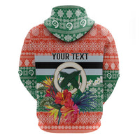 Personalised Penama Joyeux Noel Hoodie Proud To Be a Ni-Van Sand Drawing Art - Polynesian Pride