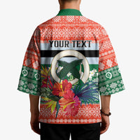 Personalised Penama Joyeux Noel Kimono Proud To Be a Ni-Van Sand Drawing Art - Polynesian Pride