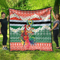 Personalised Penama Joyeux Noel Quilt Proud To Be a Ni-Van Sand Drawing Art - Polynesian Pride