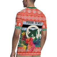 Personalised Penama Joyeux Noel Rugby Jersey Proud To Be a Ni-Van Sand Drawing Art - Polynesian Pride