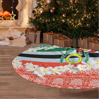 Penama Joyeux Noel Tree Skirt Proud To Be a Ni-Van Sand Drawing Art - Polynesian Pride