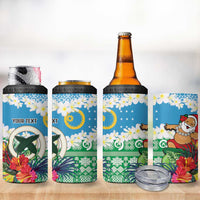 Personalised Sanma Joyeux Noel 4 in 1 Can Cooler Tumbler Proud To Be a Ni-Van Sand Drawing Art - Polynesian Pride