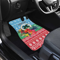 Personalised Sanma Joyeux Noel Car Mats Proud To Be a Ni-Van Sand Drawing Art - Polynesian Pride