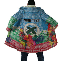 Personalised Sanma Joyeux Noel Cloak Proud To Be a Ni-Van Sand Drawing Art - Polynesian Pride