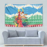 Personalised Sanma Joyeux Noel Tapestry Proud To Be a Ni-Van Sand Drawing Art - Polynesian Pride