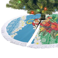 Sanma Joyeux Noel Tree Skirt Proud To Be a Ni-Van Sand Drawing Art - Polynesian Pride