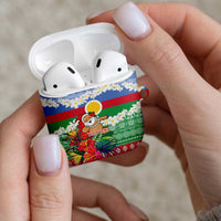 Personalised Shefa Joyeux Noel AirPods Case Proud To Be a Ni-Van Sand Drawing Art - Polynesian Pride