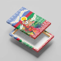 Personalised Shefa Joyeux Noel Canvas Wall Art Proud To Be a Ni-Van Sand Drawing Art - Polynesian Pride