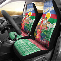 Personalised Shefa Joyeux Noel Car Seat Cover Proud To Be a Ni-Van Sand Drawing Art - Polynesian Pride