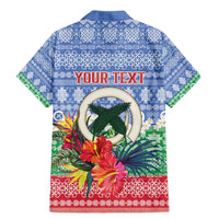 Personalised Shefa Joyeux Noel Family Matching Mermaid Dress and Hawaiian Shirt Proud To Be a Ni-Van Sand Drawing Art - Polynesian Pride