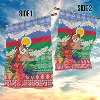 Personalised Shefa Joyeux Noel Garden Flag Proud To Be a Ni-Van Sand Drawing Art - Polynesian Pride