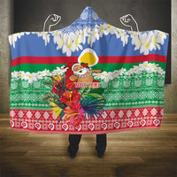 Personalised Shefa Joyeux Noel Hooded Blanket Proud To Be a Ni-Van Sand Drawing Art - Polynesian Pride