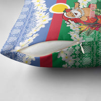 Personalised Shefa Joyeux Noel Pillow Cover Proud To Be a Ni-Van Sand Drawing Art - Polynesian Pride