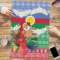 Personalised Shefa Joyeux Noel Puzzle Proud To Be a Ni-Van Sand Drawing Art - Polynesian Pride