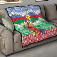 Personalised Shefa Joyeux Noel Quilt Proud To Be a Ni-Van Sand Drawing Art - Polynesian Pride