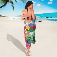 Personalised Shefa Joyeux Noel Sarong Proud To Be a Ni-Van Sand Drawing Art - Polynesian Pride
