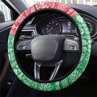 Shefa Joyeux Noel Steering Wheel Cover Proud To Be a Ni-Van Sand Drawing Art - Polynesian Pride