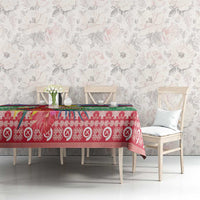 Personalised Shefa Joyeux Noel Tablecloth Proud To Be a Ni-Van Sand Drawing Art - Polynesian Pride