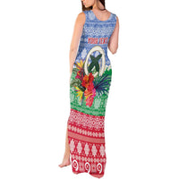Personalised Shefa Joyeux Noel Tank Maxi Dress Proud To Be a Ni-Van Sand Drawing Art - Polynesian Pride