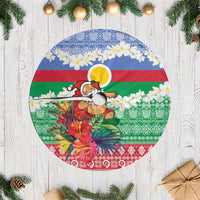 Shefa Joyeux Noel Tree Skirt Proud To Be a Ni-Van Sand Drawing Art - Polynesian Pride