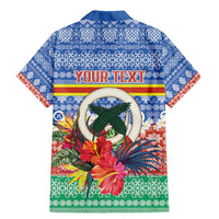 Personalised Tafea Joyeux Noel Family Matching Mermaid Dress and Hawaiian Shirt Proud To Be a Ni-Van Sand Drawing Art - Polynesian Pride