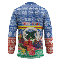 Personalised Tafea Joyeux Noel Hockey Jersey Proud To Be a Ni-Van Sand Drawing Art LT9 - Polynesian Pride