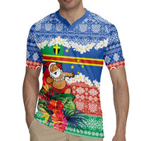 Personalised Tafea Joyeux Noel Rugby Jersey Proud To Be a Ni-Van Sand Drawing Art - Polynesian Pride