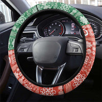 Tafea Joyeux Noel Steering Wheel Cover Proud To Be a Ni-Van Sand Drawing Art - Polynesian Pride