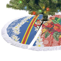 Tafea Joyeux Noel Tree Skirt Proud To Be a Ni-Van Sand Drawing Art - Polynesian Pride