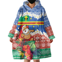 Personalised Tafea Joyeux Noel Wearable Blanket Hoodie Proud To Be a Ni-Van Sand Drawing Art - Polynesian Pride