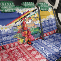 Personalised Torba Joyeux Noel Back Car Seat Cover Proud To Be a Ni-Van Sand Drawing Art - Polynesian Pride