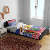 Personalised Torba Joyeux Noel Bedding Set Proud To Be a Ni-Van Sand Drawing Art - Polynesian Pride