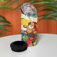 Personalised Torba Joyeux Noel 4 in 1 Can Cooler Tumbler Proud To Be a Ni-Van Sand Drawing Art - Polynesian Pride