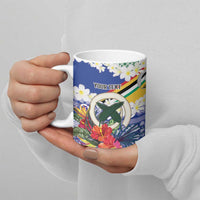 Personalised Torba Joyeux Noel Ceramic Mug Proud To Be a Ni-Van Sand Drawing Art - Polynesian Pride
