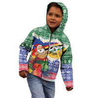 Personalised Torba Joyeux Noel Kid Hoodie Proud To Be a Ni-Van Sand Drawing Art - Polynesian Pride