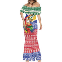 Personalised Torba Joyeux Noel Mermaid Dress Proud To Be a Ni-Van Sand Drawing Art - Polynesian Pride
