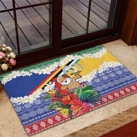 Personalised Torba Joyeux Noel Rubber Doormat Proud To Be a Ni-Van Sand Drawing Art - Polynesian Pride