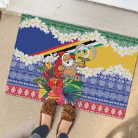 Personalised Torba Joyeux Noel Rubber Doormat Proud To Be a Ni-Van Sand Drawing Art - Polynesian Pride