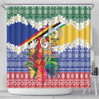 Personalised Torba Joyeux Noel Shower Curtain Proud To Be a Ni-Van Sand Drawing Art - Polynesian Pride