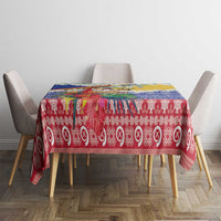 Personalised Torba Joyeux Noel Tablecloth Proud To Be a Ni-Van Sand Drawing Art - Polynesian Pride