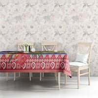 Personalised Torba Joyeux Noel Tablecloth Proud To Be a Ni-Van Sand Drawing Art - Polynesian Pride