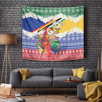 Personalised Torba Joyeux Noel Tapestry Proud To Be a Ni-Van Sand Drawing Art - Polynesian Pride