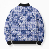 Mokihana Maile Ilima Leis Paniolo Palaka Bomber Puffer Jacket Hawaiian Polu Spirit - Polynesian Pride