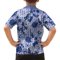 Mokihana Maile Ilima Leis Paniolo Palaka Family Matching Mermaid Dress and Hawaiian Shirt Hawaiian Polu Spirit LT9 - Polynesian Pride