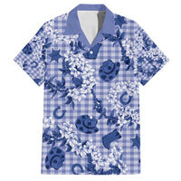 Mokihana Maile Ilima Leis Paniolo Palaka Family Matching Summer Maxi Dress and Hawaiian Shirt Hawaiian Polu Spirit - Polynesian Pride