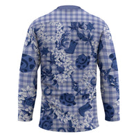 Mokihana Maile Ilima Leis Paniolo Palaka Hockey Jersey Hawaiian Polu Spirit - Polynesian Pride